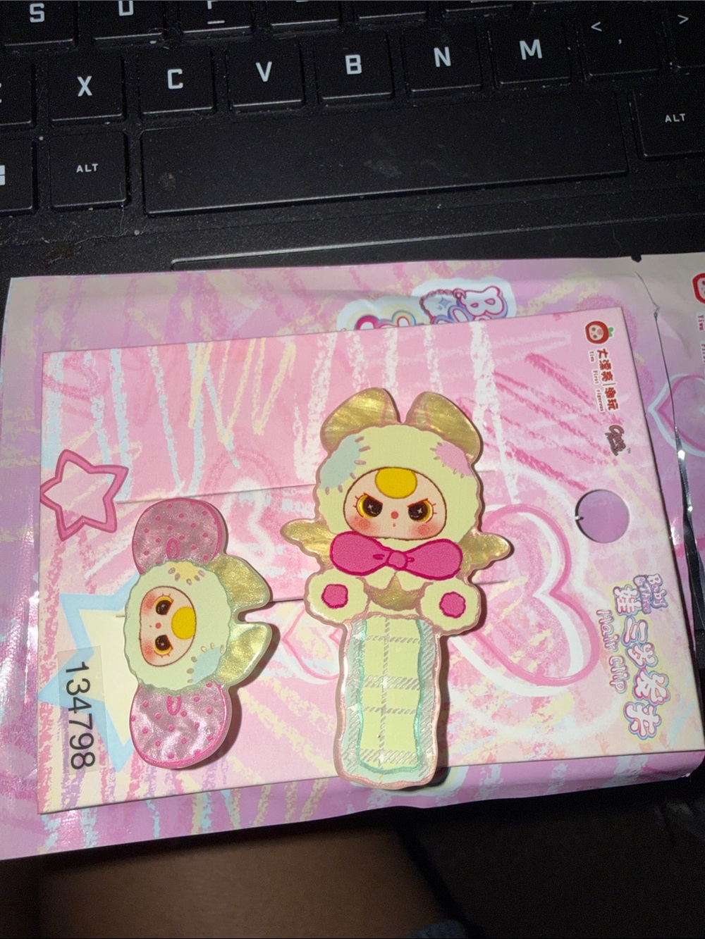 Baby Three Hair Clips Secret